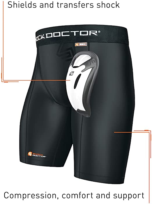 Adult Compression Short with Bio-Flex Protective Cup - Image 2